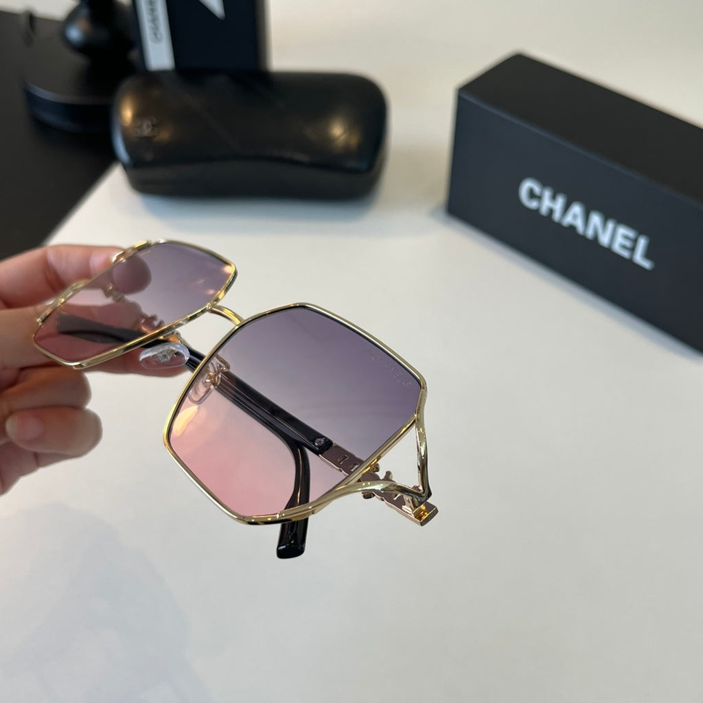 Chanel Metal Fashion Silver Lens Sunglasses for Women - 431529 - detail image 4
