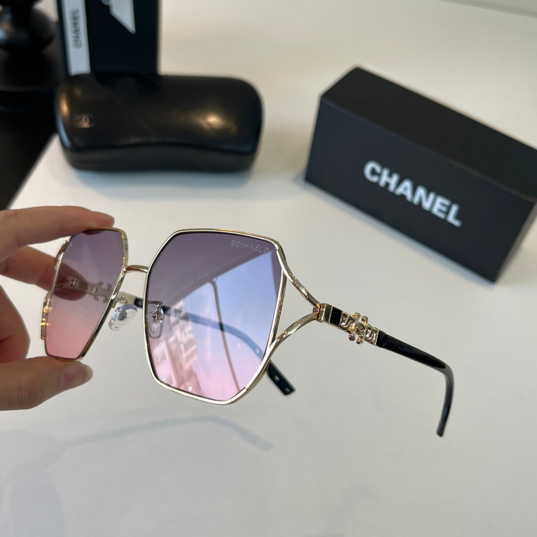 Chanel Metal Fashion Silver Lens Sunglasses for Women - 431529 - detail image 8