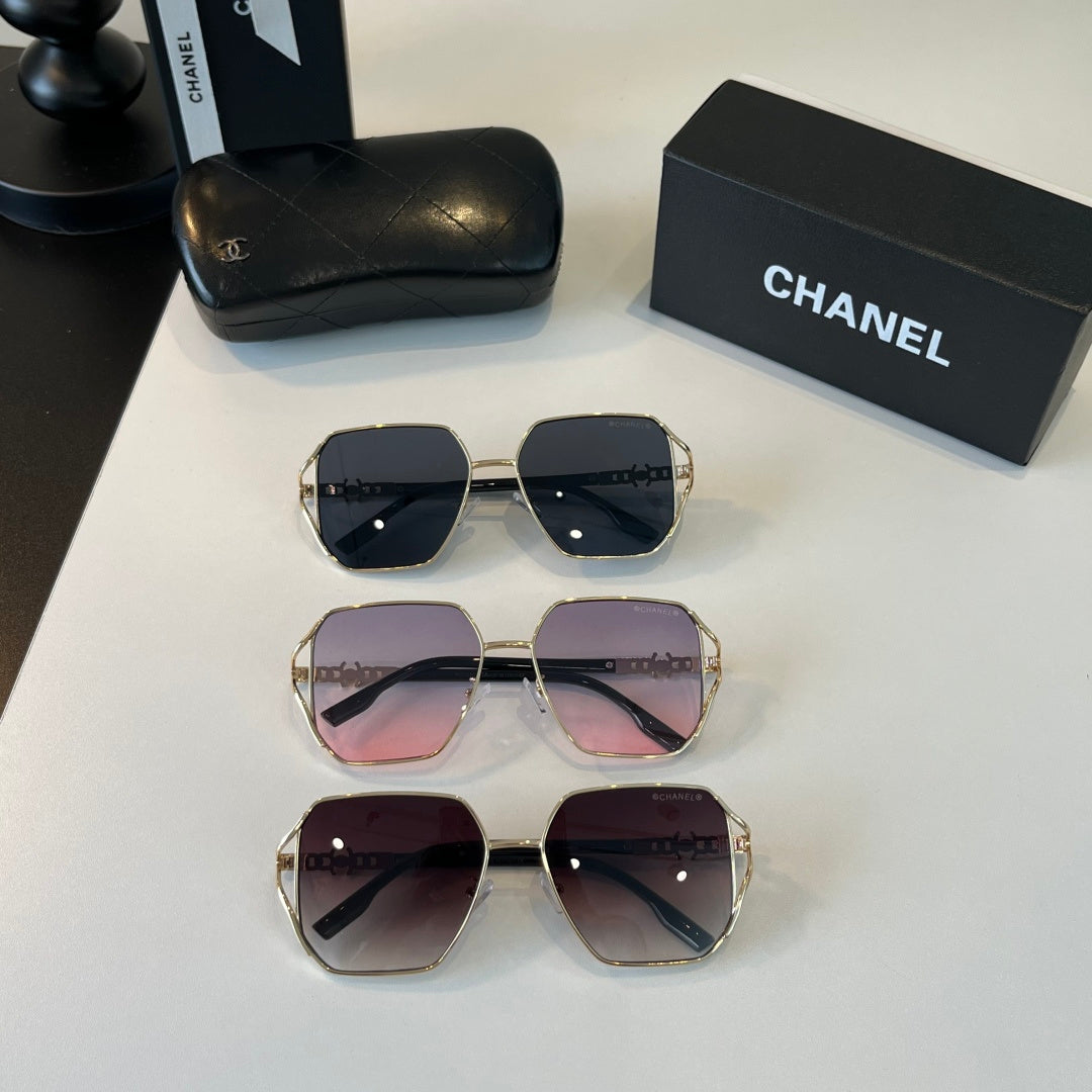 Chanel Metal Fashion Silver Lens Sunglasses for Women - 431530 - detail image 10