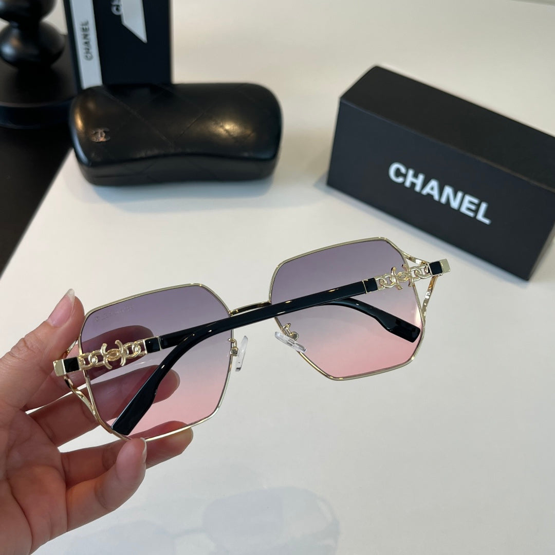 Chanel Metal Fashion Silver Lens Sunglasses for Women - 431529 - detail image 6