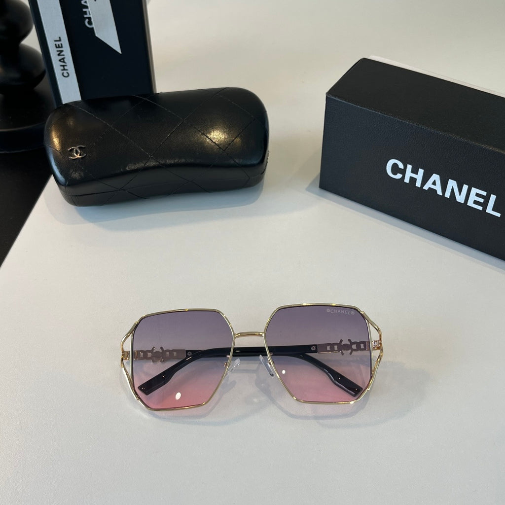Chanel Metal Fashion Silver Lens Sunglasses for Women - 431529 - detail image 3