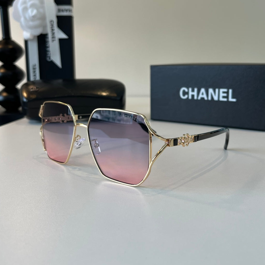 Chanel Metal Fashion Silver Lens Sunglasses for Women - 431529 - detail image 2