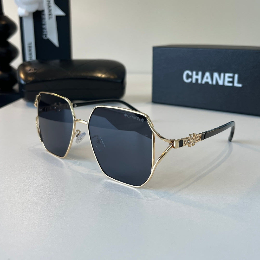 Chanel Metal Fashion Silver Lens Sunglasses for Women - 431530 - detail image 3