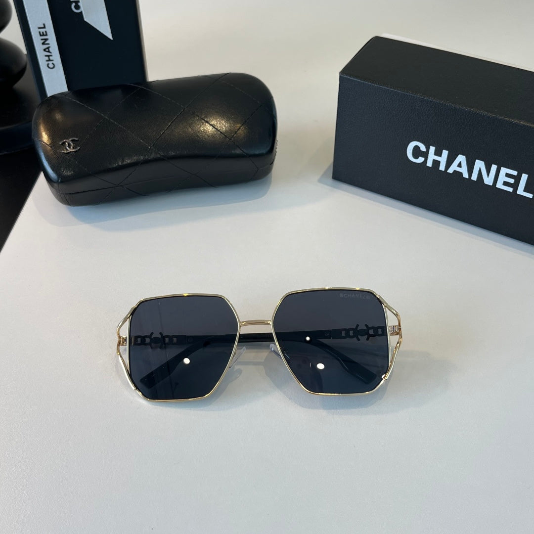 Chanel Metal Fashion Silver Lens Sunglasses for Women - 431530 - detail image 4