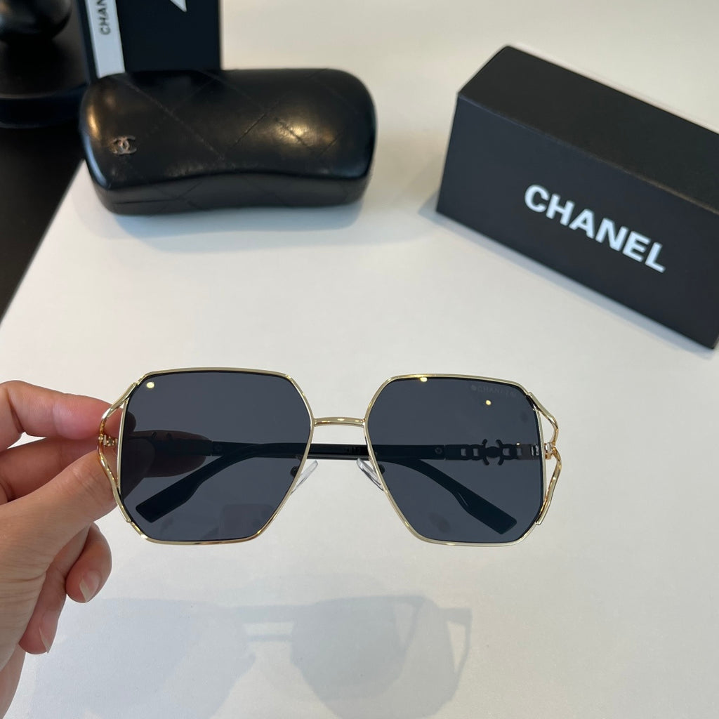 Chanel Metal Fashion Silver Lens Sunglasses for Women - 431530 - detail image 5