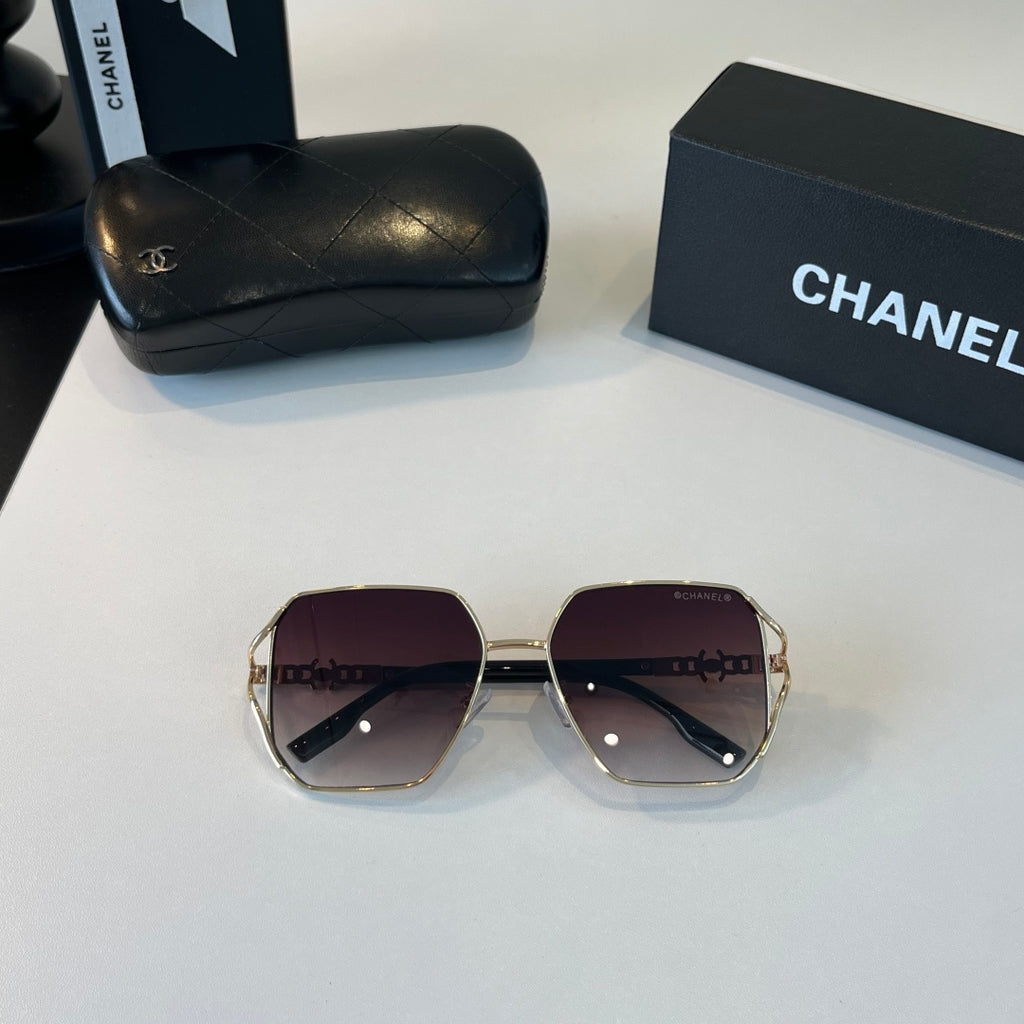 Chanel Metal Fashion Silver Lens Sunglasses for Women - detail image 4