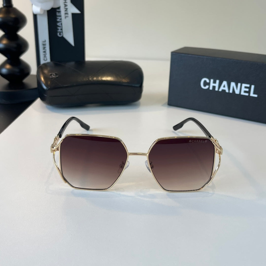 Chanel Metal Fashion Silver Lens Sunglasses for Women - detail image 2