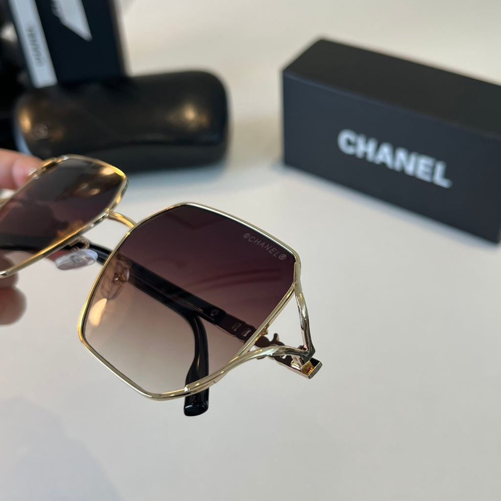 Chanel Metal Fashion Silver Lens Sunglasses for Women - detail image 6