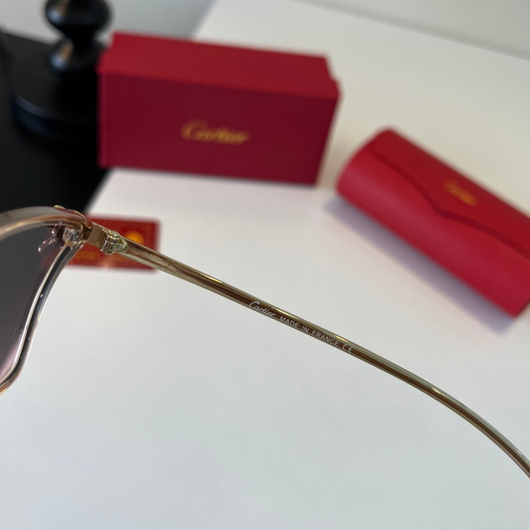 Cartier Lightweight Metal Rimless Silver Lens Sunglasses for Men & Wo - 487324 - detail image 10
