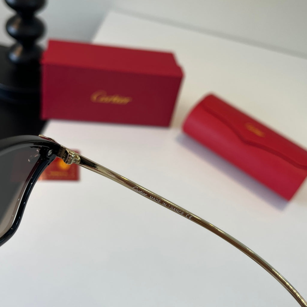 Cartier Lightweight Metal Rimless Silver Lens Sunglasses for Men & Wo - 415917 - detail image 10