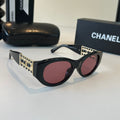 Chanel Fashion Red Lens Sunglasses for Men & Women - 465203