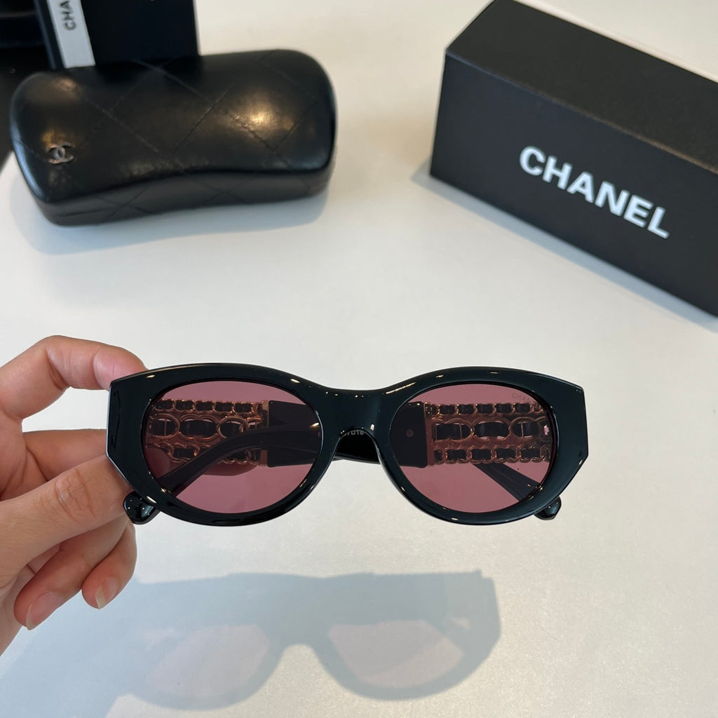 Chanel Fashion Red Lens Sunglasses for Men & Women - 465203 - detail image 5