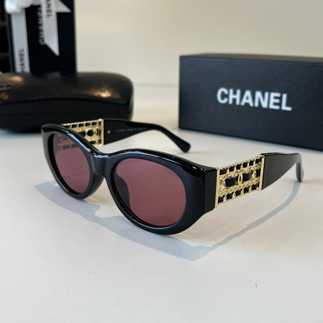 Chanel Fashion Red Lens Sunglasses for Men & Women - 465203 - detail image 3