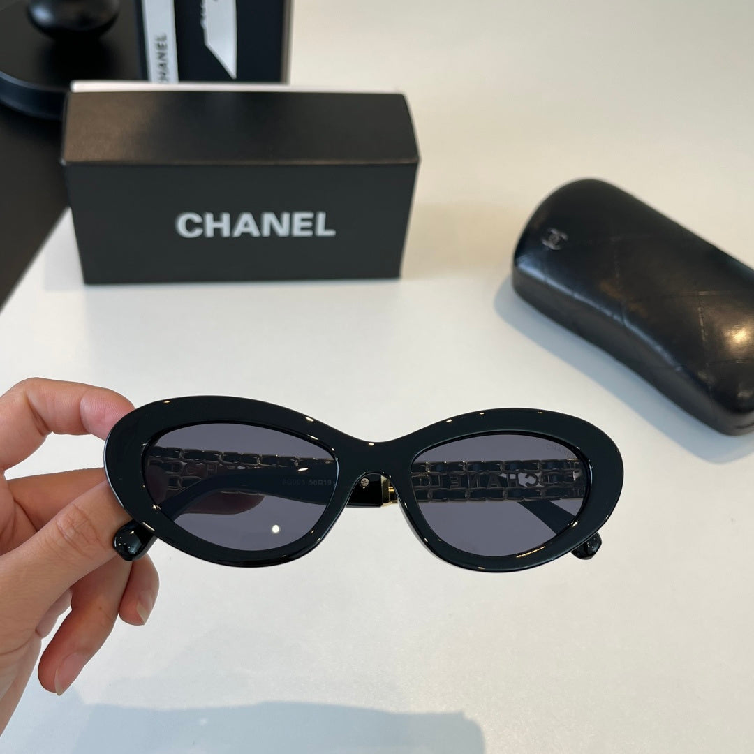 Chanel Fashion Black Lens Sunglasses for Men & Women - 465204 - detail image 5