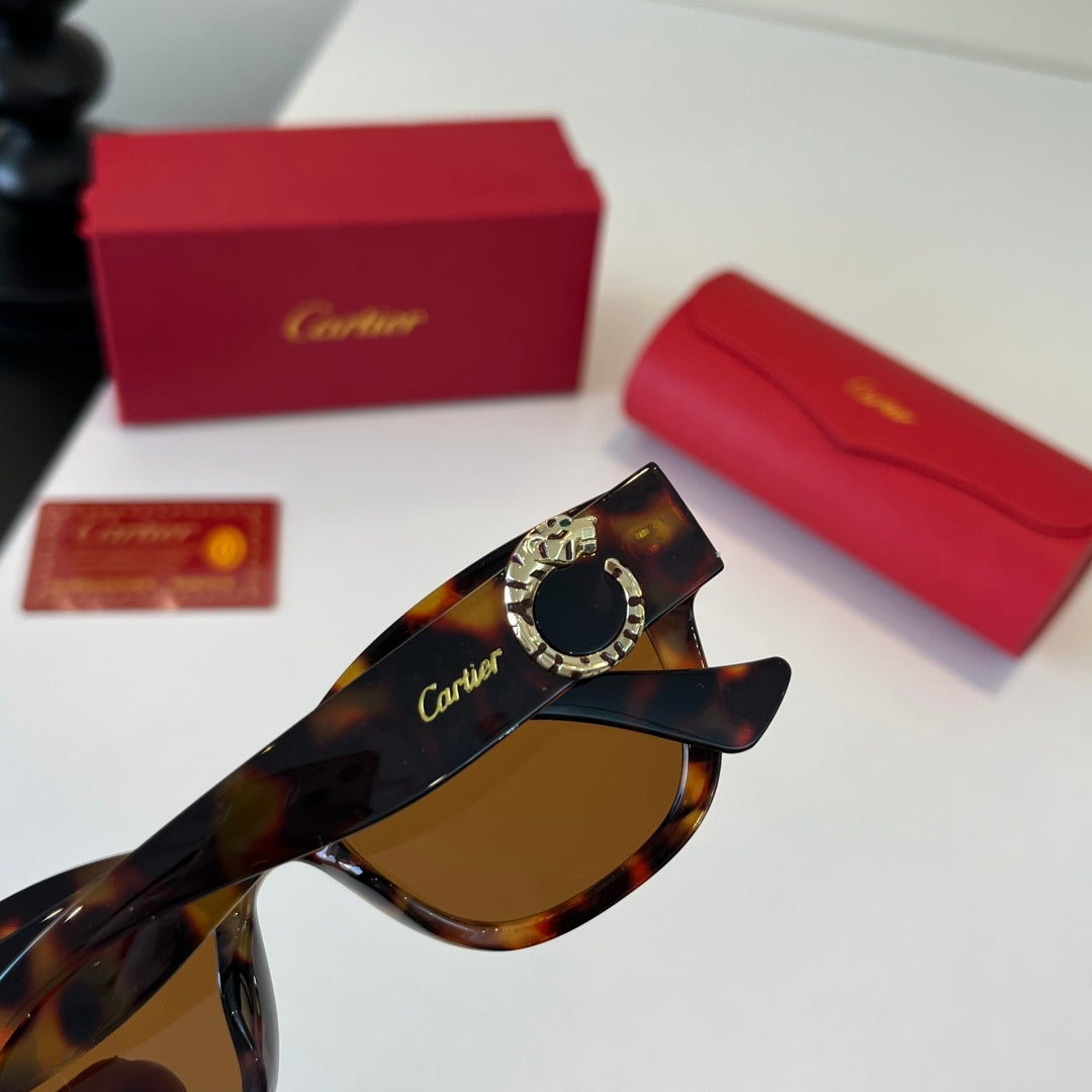 Cartier Fashion Black Lens Sunglasses for Men & Women - 465765 - detail image 6