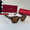 Cartier Fashion Black Lens Sunglasses for Men & Women - 415864