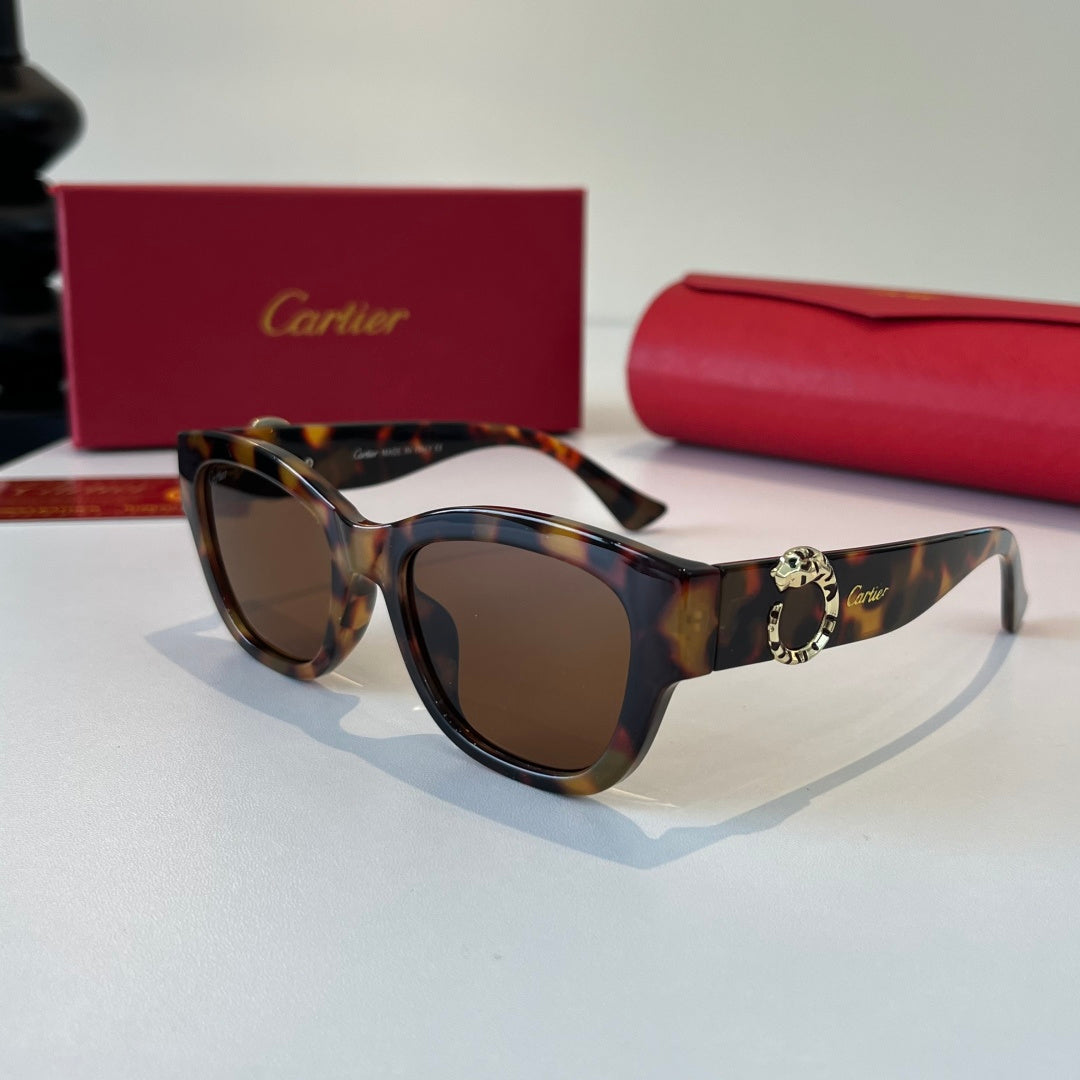 Cartier Fashion Black Lens Sunglasses for Men & Women - 465765 - detail image 3