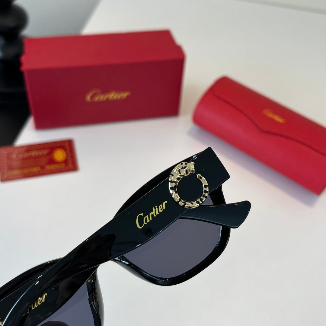 Cartier Fashion Black Lens Sunglasses for Men & Women - 465766 - detail image 7