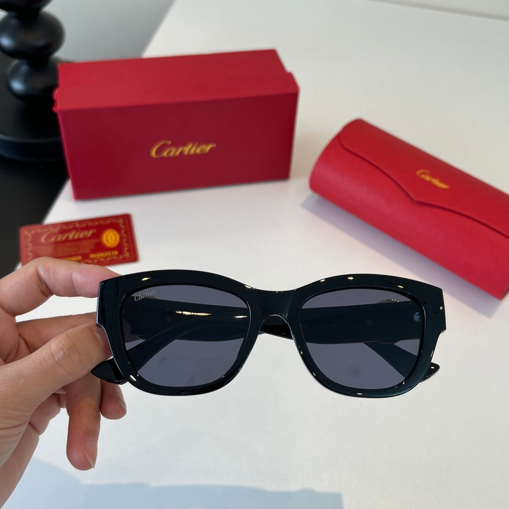 Cartier Fashion Black Lens Sunglasses for Men & Women - 465766 - detail image 6