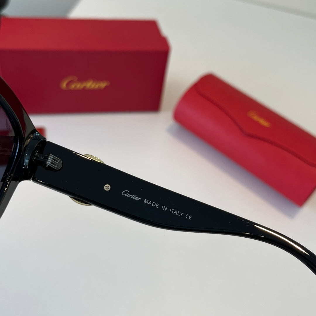 Cartier Fashion Black Lens Sunglasses for Men & Women - 415865 - detail image 10