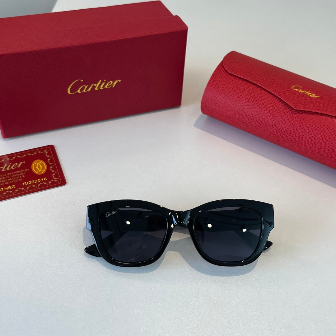 Cartier Fashion Black Lens Sunglasses for Men & Women - 465766 - detail image 5