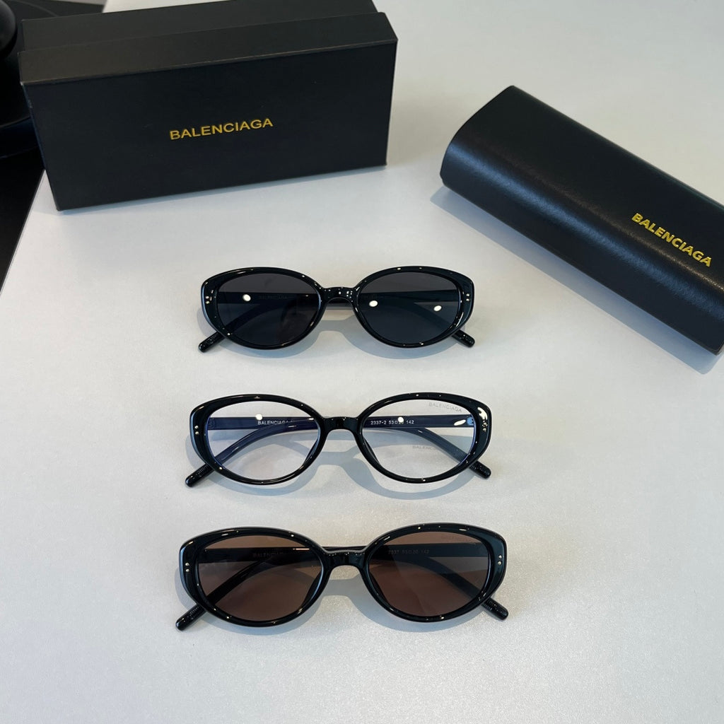 Balenciaga Rectangular Silver Lens Sunglasses for Men & Women - 466040 - detail image 11