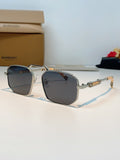 Burberry Metal Fashion Black Lens Sunglasses for Men & Women - 358618