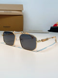 Burberry Metal Fashion Black Lens Sunglasses for Men & Women
