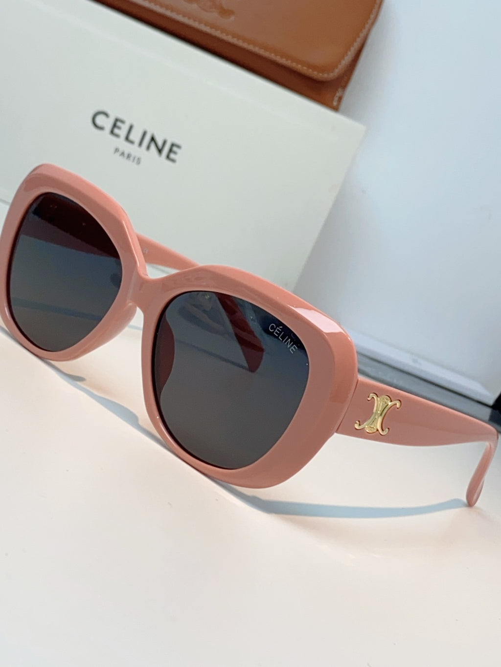 Celine Cat-Eye Black Lens Sunglasses for Men & Women - 358327 - detail image 7