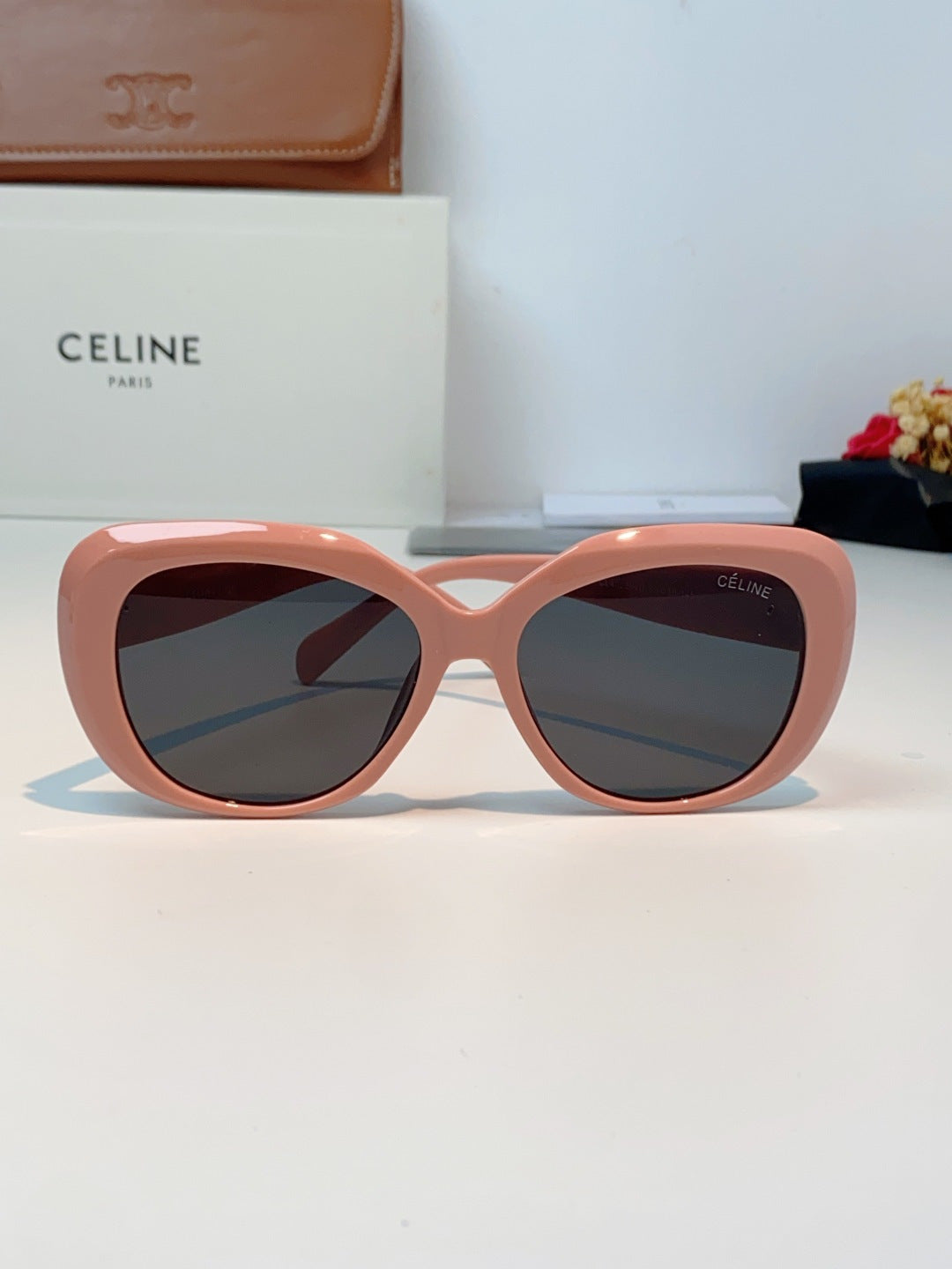 Celine Cat-Eye Black Lens Sunglasses for Men & Women - 358327 - detail image 2