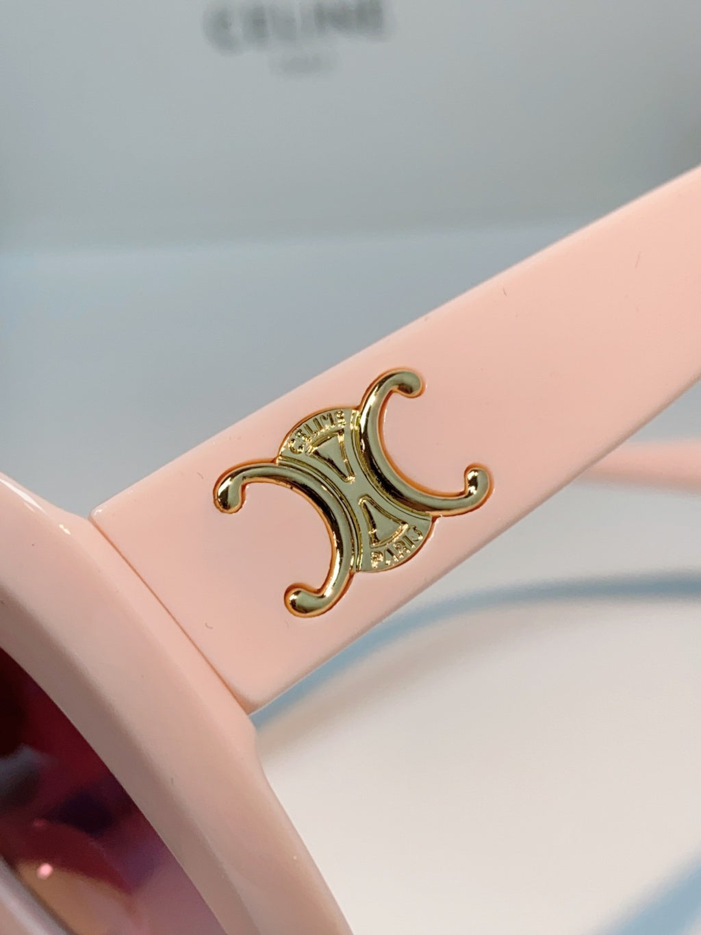 Celine Cat-Eye Purple Lens Sunglasses for Men & Women - detail image 8