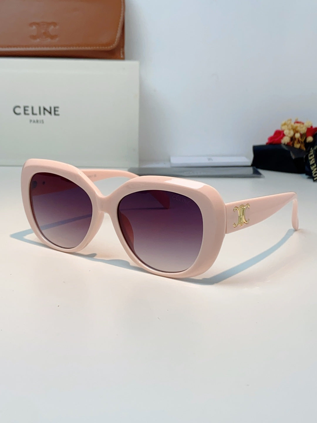 Celine Cat-Eye Purple Lens Sunglasses for Men & Women