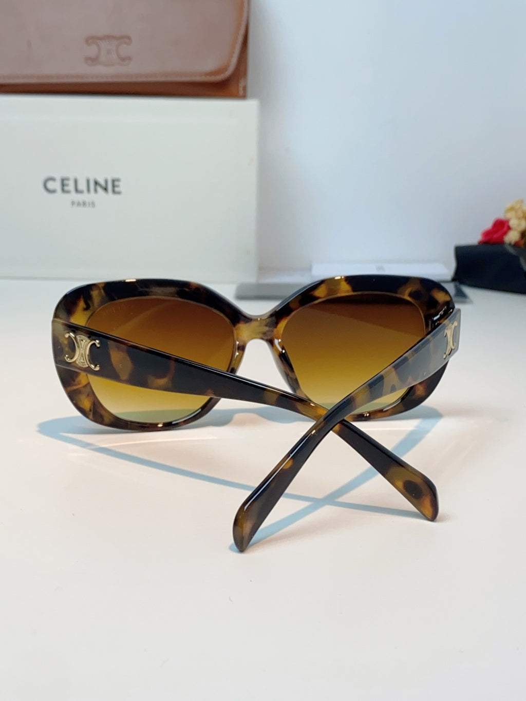 Celine Cat-Eye Brown Lens Sunglasses for Men & Women - 358330 - detail image 3