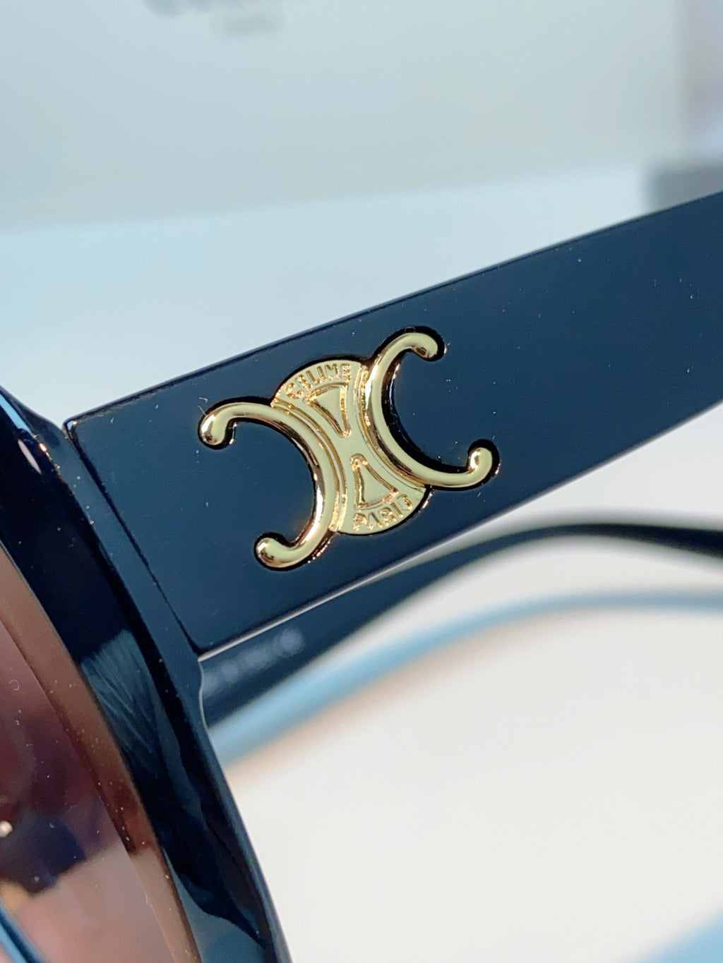 Celine Cat-Eye Black Lens Sunglasses for Men & Women - 358332 - detail image 8