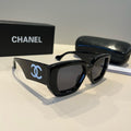 Chanel Fashion Black Lens Sunglasses for Men & Women - 493460