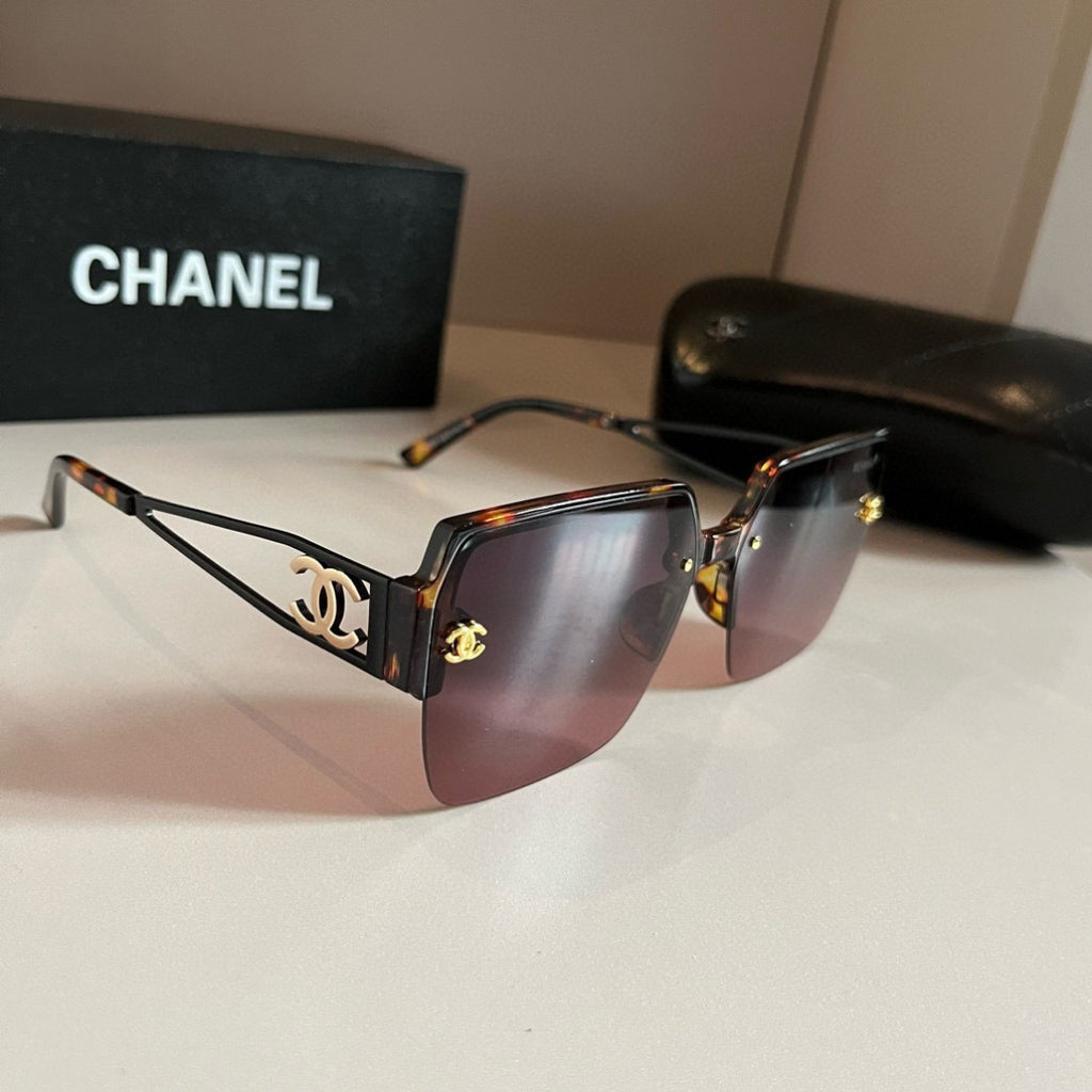 Chanel Fashion Red Lens Sunglasses for Men & Women - 493462