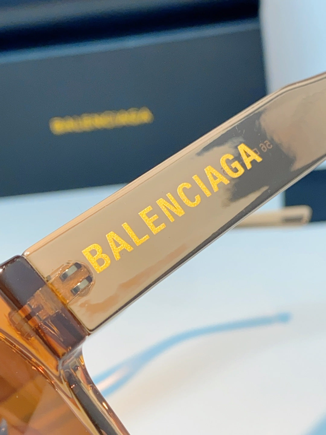 Balenciaga Cat-Eye Brown Lens Sunglasses for Men & Women - detail image 8
