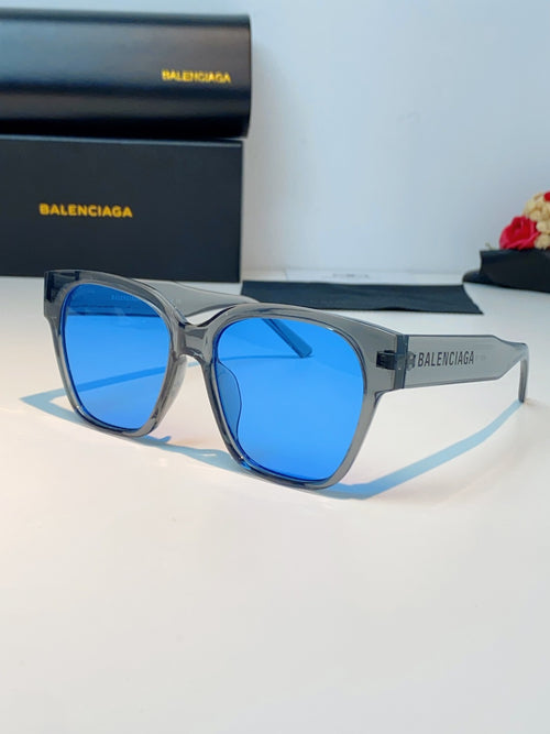 Balenciaga Cat-Eye Blue Lens Sunglasses for Men & Women - 382903