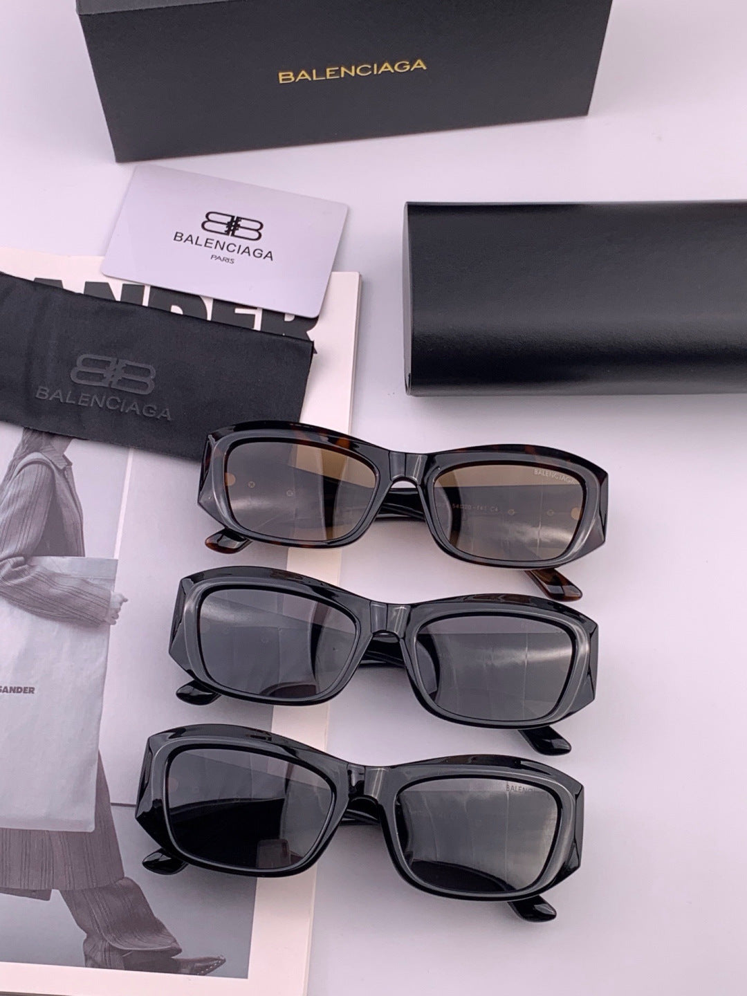 Balenciaga BL1992 Polarized Metal Fashion Pink Lens Sunglasses for Me - 382933 - detail image 7