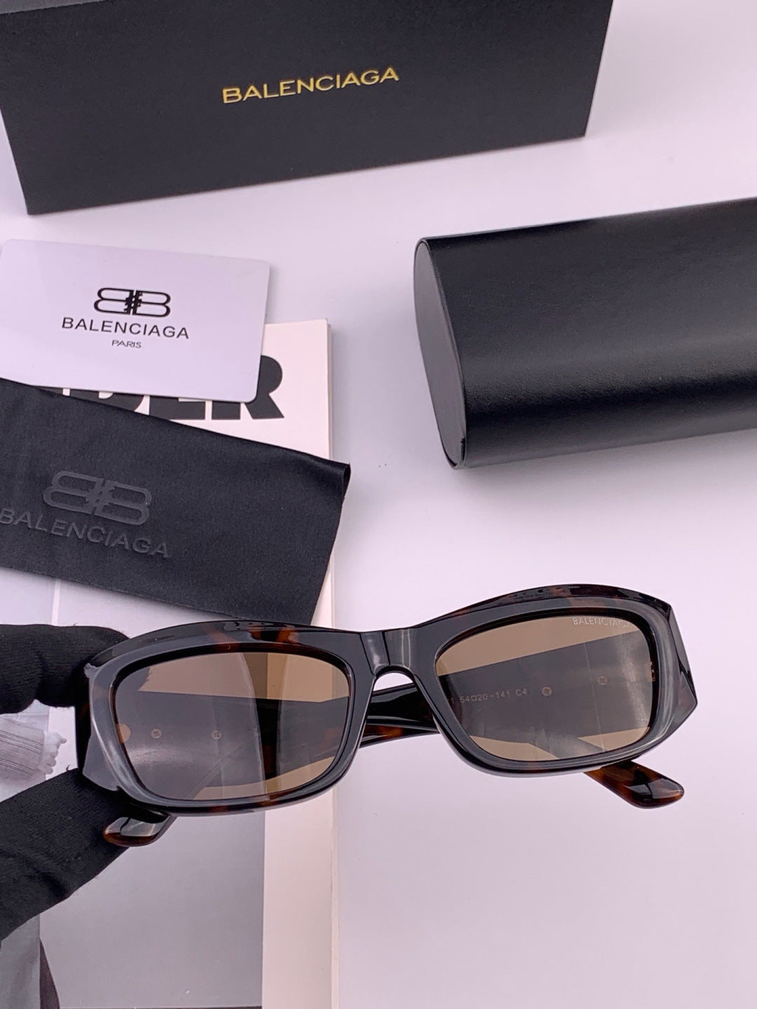 Balenciaga BL1992 Polarized Metal Fashion Pink Lens Sunglasses for Me - 382933 - detail image 2