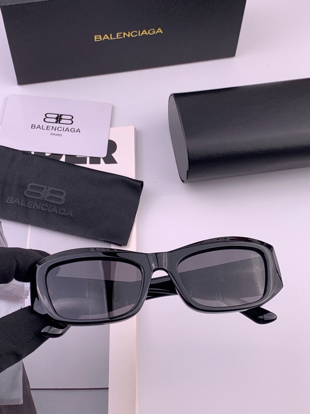 Balenciaga BL1992 Polarized Metal Fashion Pink Lens Sunglasses for Me - 382933
