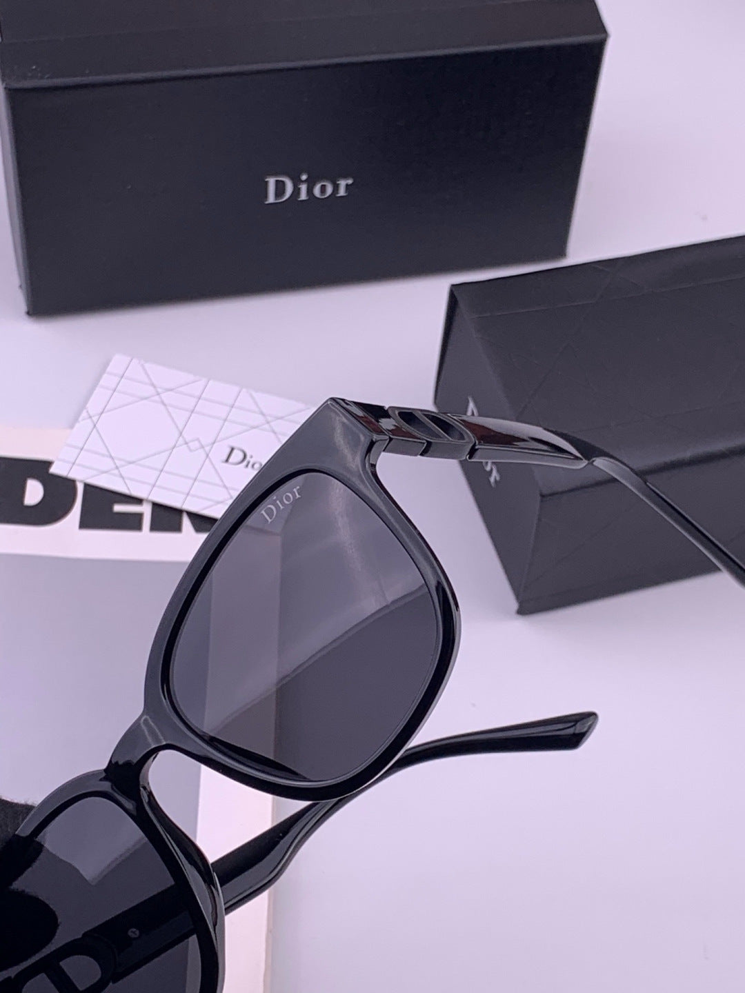 Balenciaga BL1992 Polarized Metal Fashion Black Lens Sunglasses - detail image 3