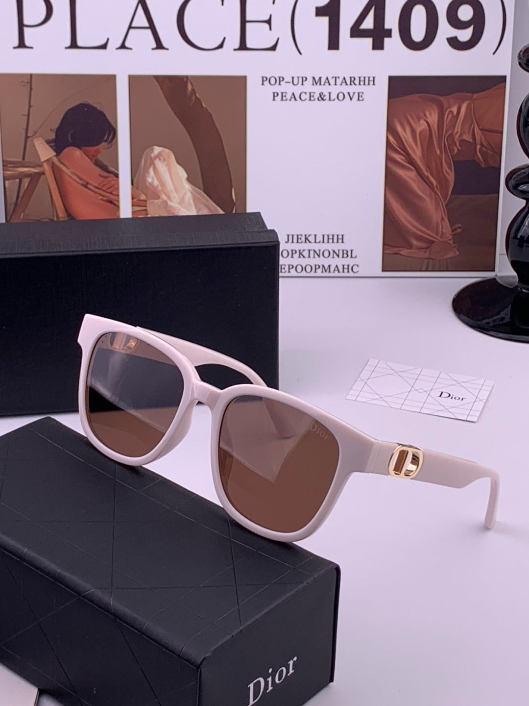 Balenciaga BL1992 Polarized Metal Fashion Red Lens Sunglasses for Men & Women - detail image 2