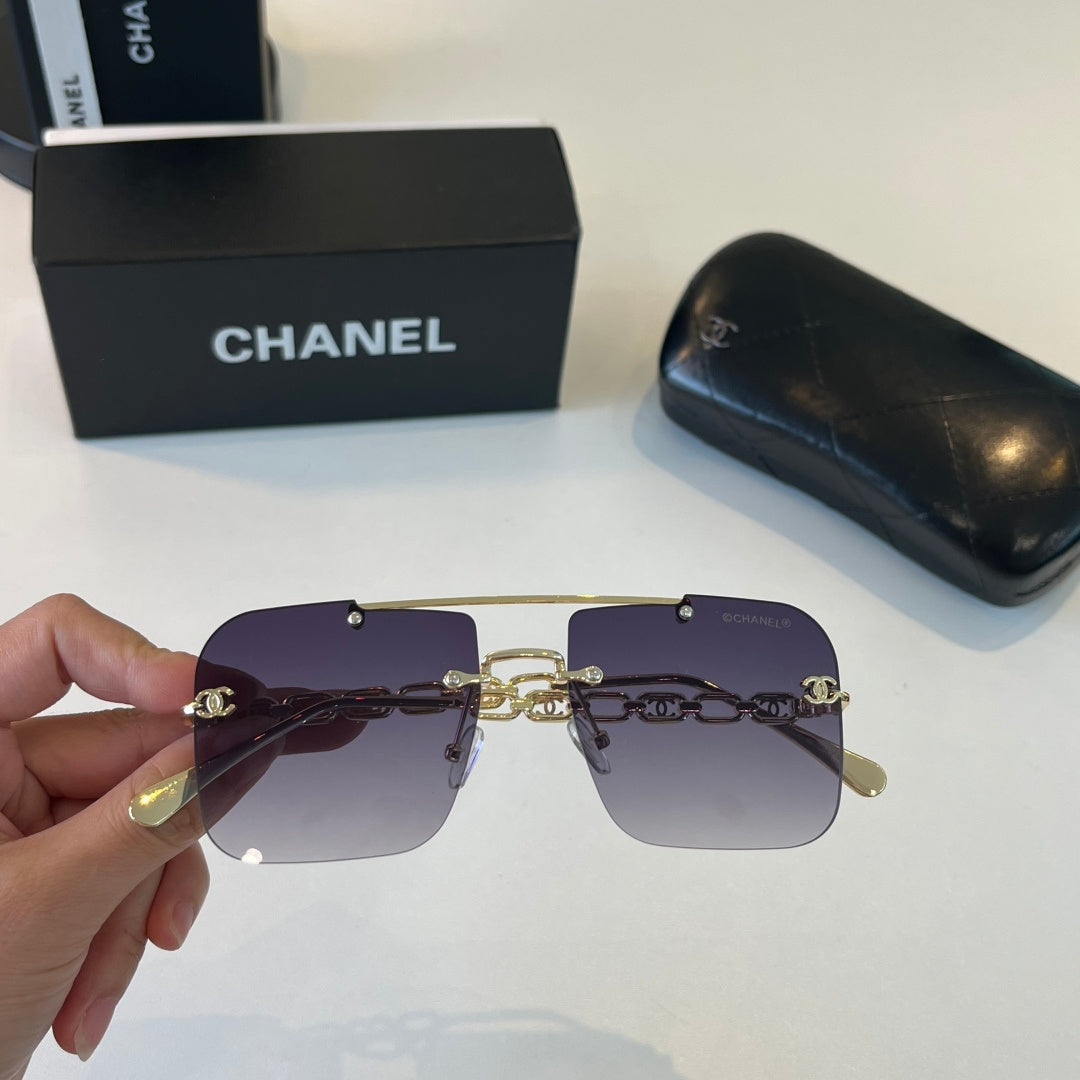 Chanel Square Silver Lens Sunglasses for Men & Women - 493560 - detail image 5
