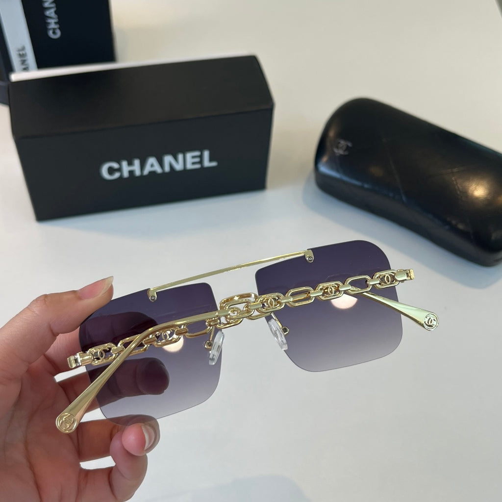 Chanel Square Silver Lens Sunglasses for Men & Women - 493560 - detail image 7