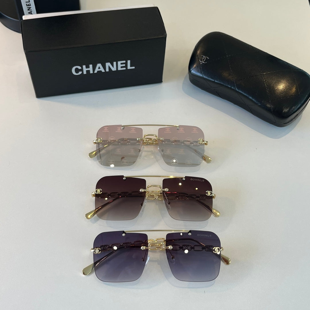 Chanel Square Silver Lens Sunglasses for Men & Women - 431547 - detail image 8