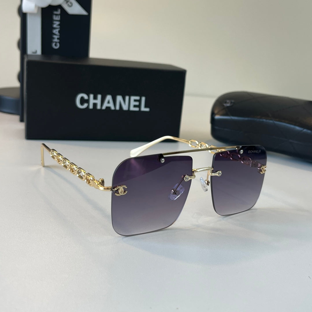 Chanel Square Silver Lens Sunglasses for Men & Women - 493560