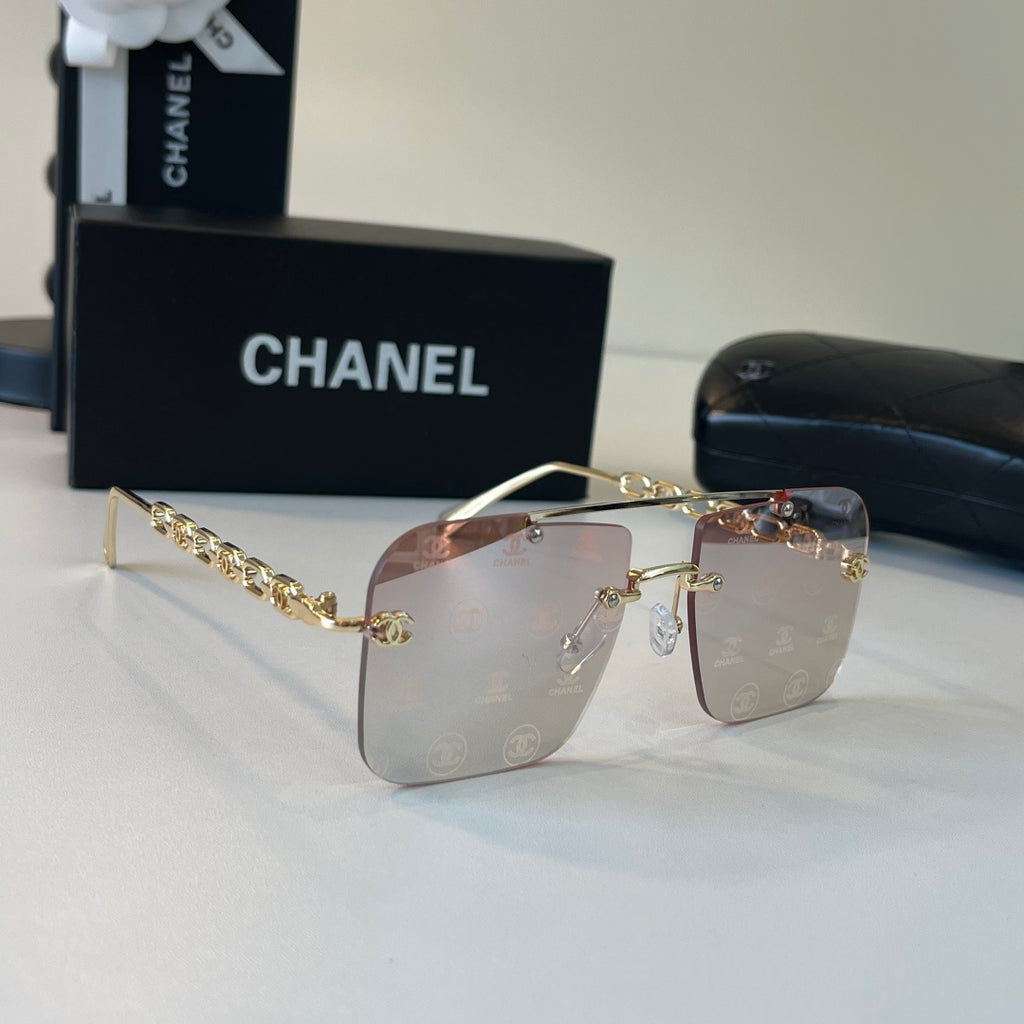 Chanel Square Silver Lens Sunglasses for Men & Women - 493561