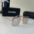 Chanel Square Silver Lens Sunglasses for Men & Women - 493561