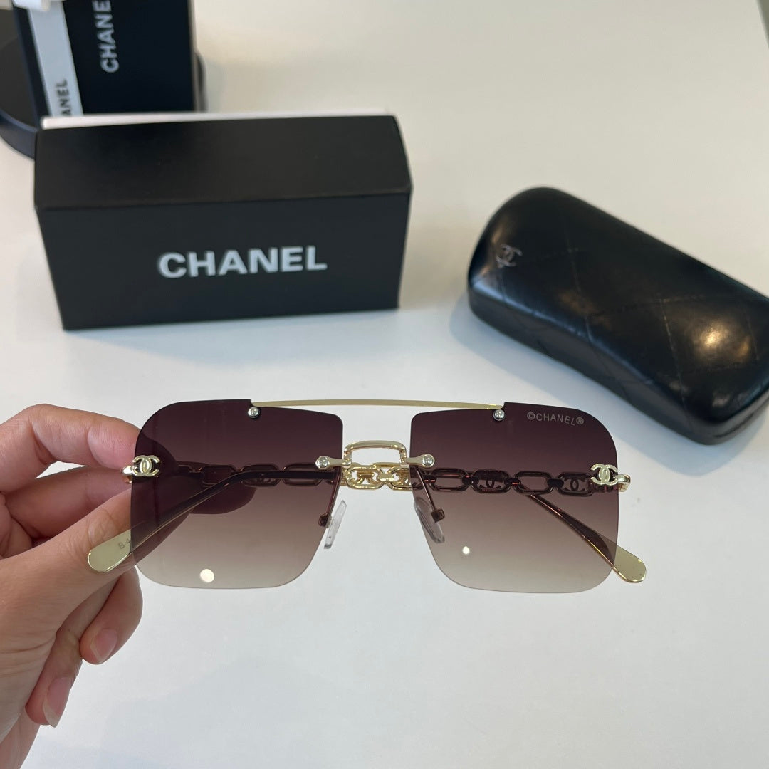 Chanel Square Silver Lens Sunglasses for Men & Women - 431548 - detail image 5